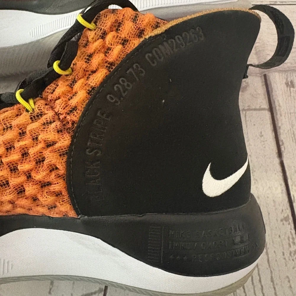 Nike AlphaDnk Total Orange Black Mens 10.5 Basketball‎ Shoe